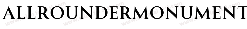 AllrounderMonumentTest Book字体转换